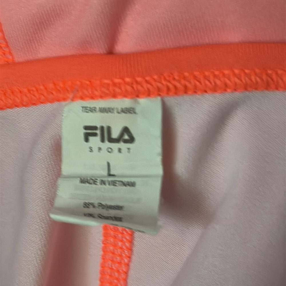 Fila Pink Sleeveless Fitted Tank Top - Picture 6 of 8